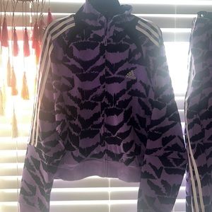 Adidas track suit set